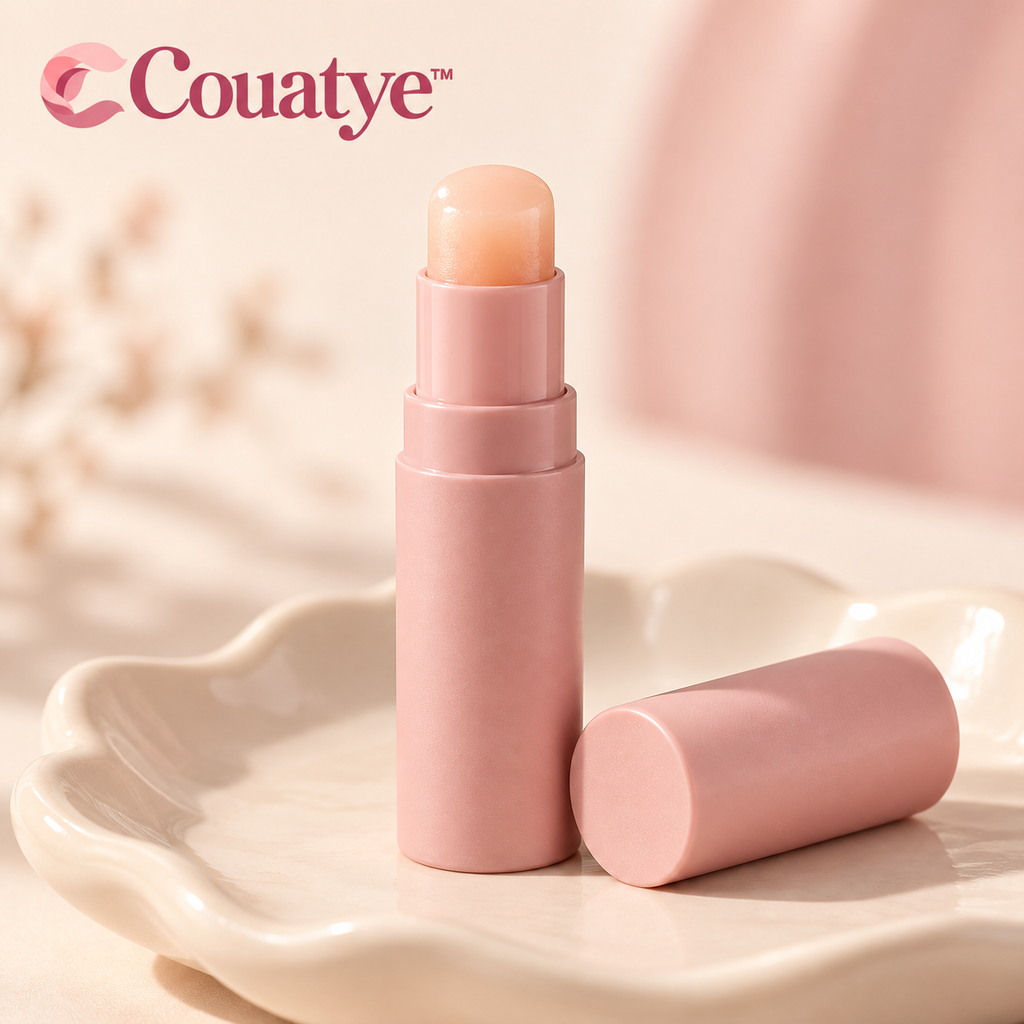Couatye™ Everyday Lip Balm in a Blush Twist-Up Tube — logo product image