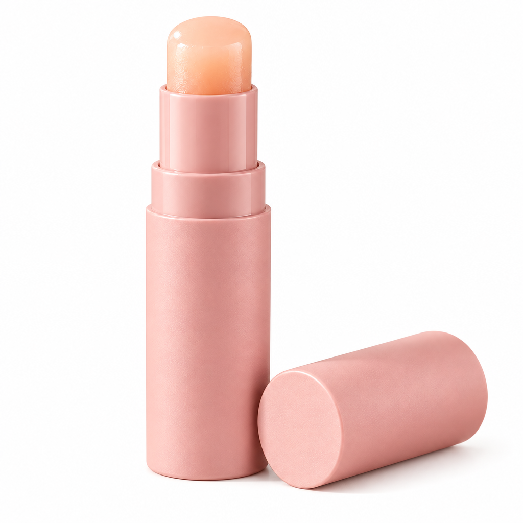Couatye™ Everyday Lip Balm in a Blush Twist-Up Tube — full product view